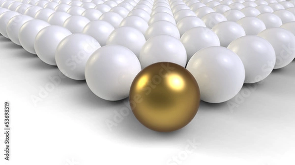 Obraz Uique gold ball