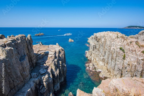 Fototapeta 福井県　東尋坊