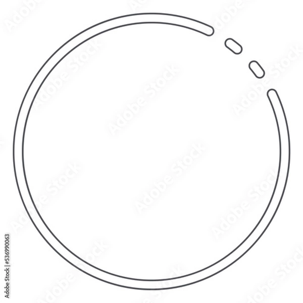 Fototapeta circle frame