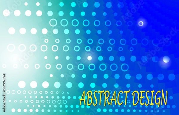 Obraz light blue transform effect abstract design
