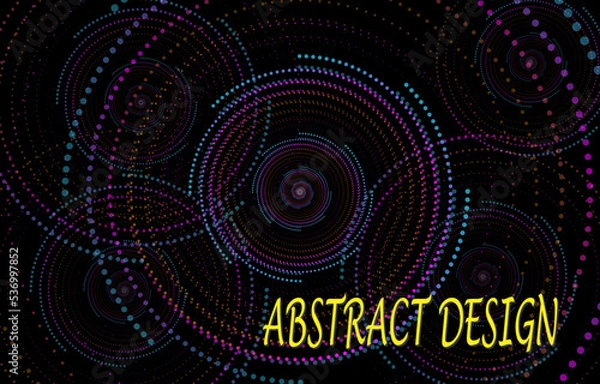 Obraz pink and blue transform effect abstract design