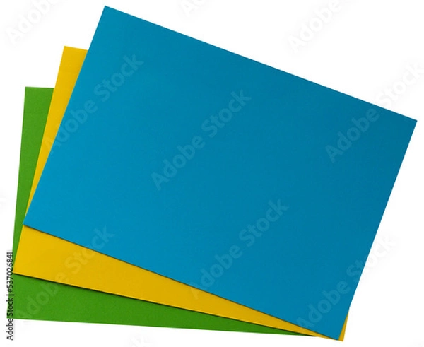 Fototapeta Three colorful envelopes