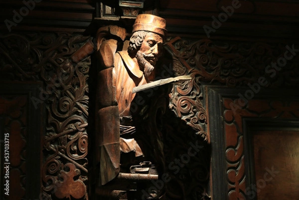 Obraz Wood carving