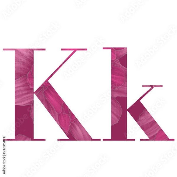 Obraz abstract colorful alphabet