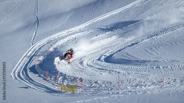 Obraz RACE OF SNOWMOBILE