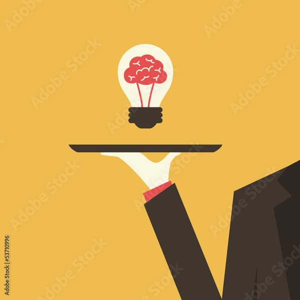 Obraz Serving an idea