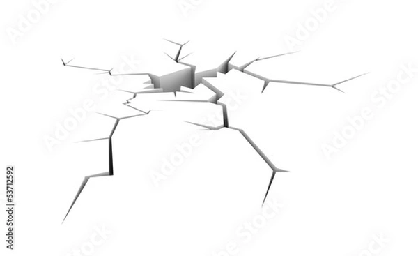 Fototapeta Cracked ground