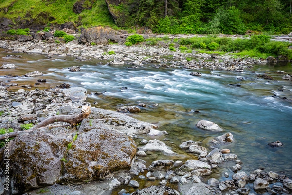 Obraz Slow Flowing Stream Seattle