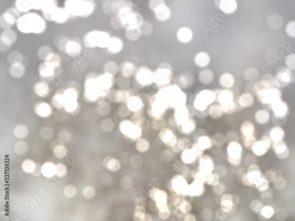 Obraz Blurry grey background with bokeh