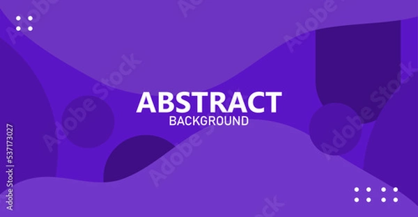 Fototapeta minimal geometric abstract background dynamic shape elements purple concept background design