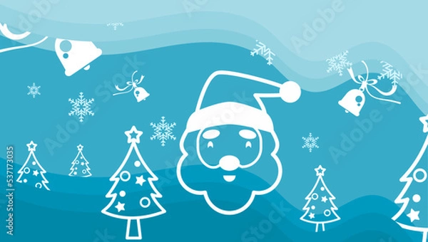 Fototapeta winter background backdrop christmas theme party