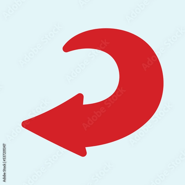 Obraz set of red arrows