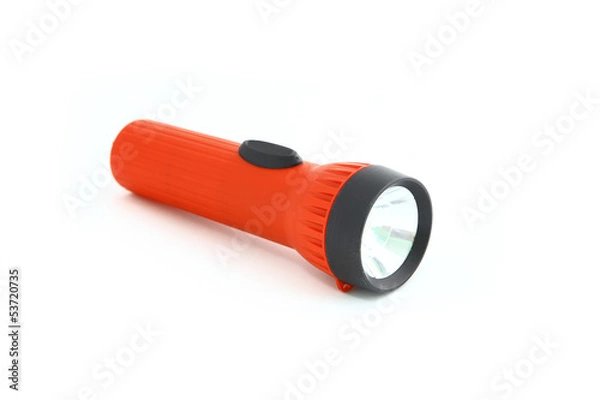 Fototapeta Red flashlight