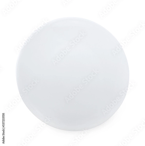 Obraz empty plate isolated on white background