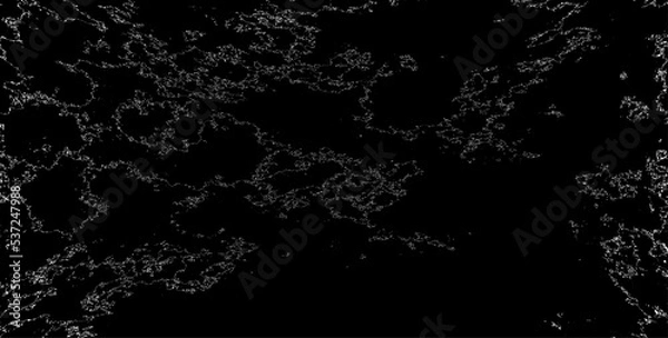 Obraz Grésillements blancs dans un fond noir