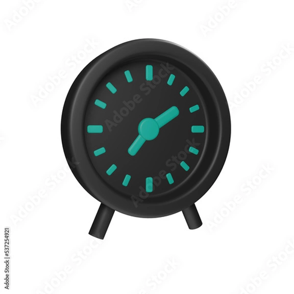 Fototapeta 3d icon clock watch
