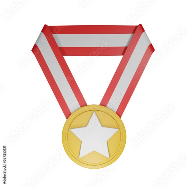 Fototapeta 3d icon medal