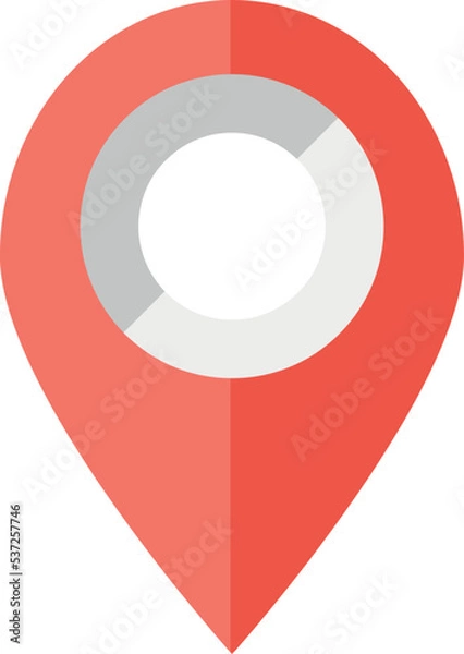 Obraz location icon vector in white background
