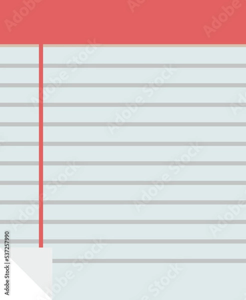 Obraz notebook icon vector in white background