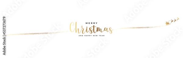 Fototapeta Merry Christmas and Happy New Year, png