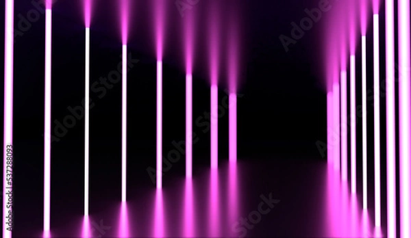 Fototapeta サイバーパンク アブストラクト 3DCG