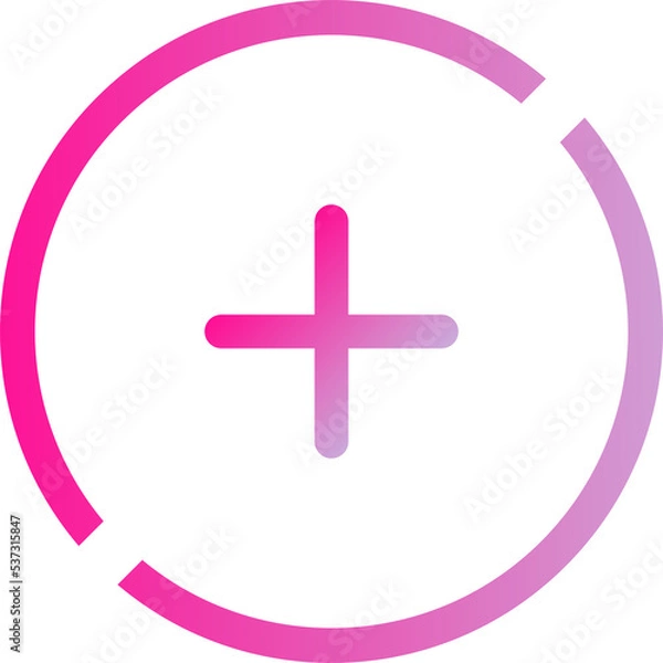 Fototapeta Add ui icon 