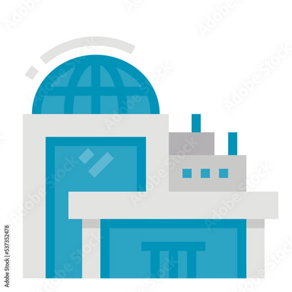 Obraz laboratory flat icon