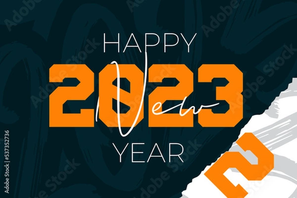 Fototapeta New year background of 2023