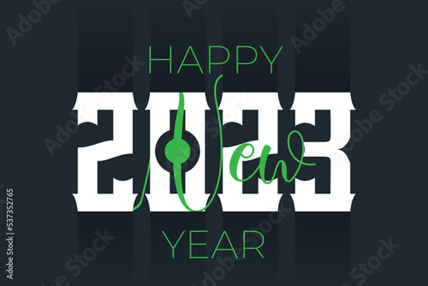 Fototapeta New year background of 2023