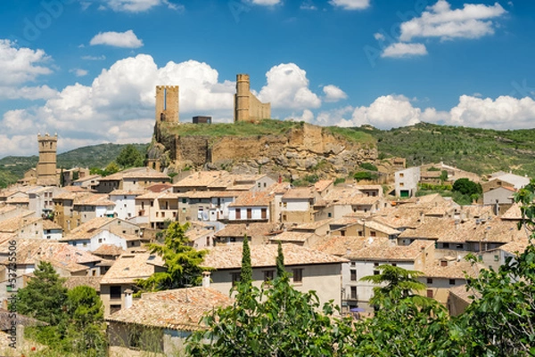 Obraz Castle Uncastillo  in Spain