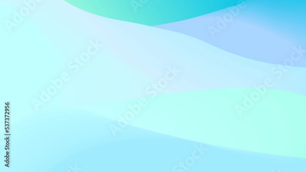 Fototapeta Blue and emerald gradient vector background