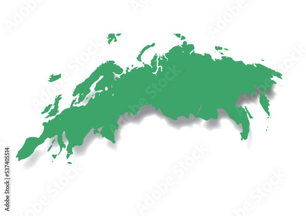 Fototapeta ヨーロッパ（シャドウ）グリーン