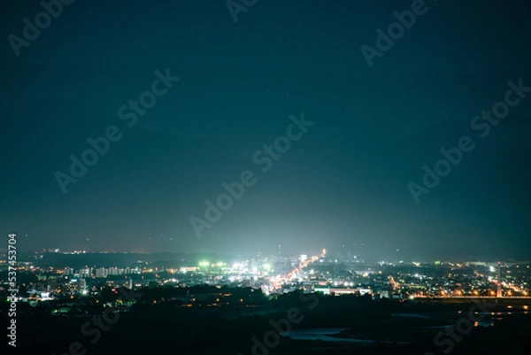 Obraz 帯広の夜景