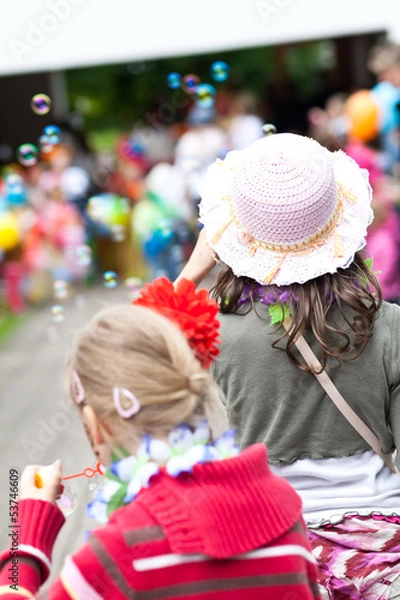 Fototapeta Mädchen mit Hut