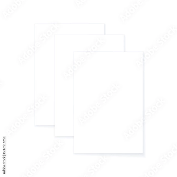 Fototapeta Paper document stack