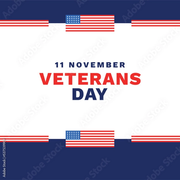 Obraz Veteran Day Background Event