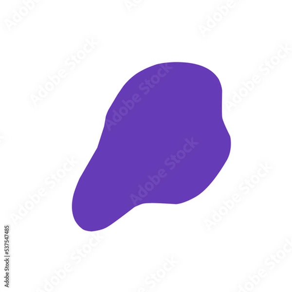 Obraz abstract long blob colour full