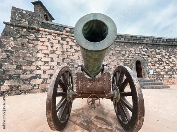 Obraz cannon in the fortress