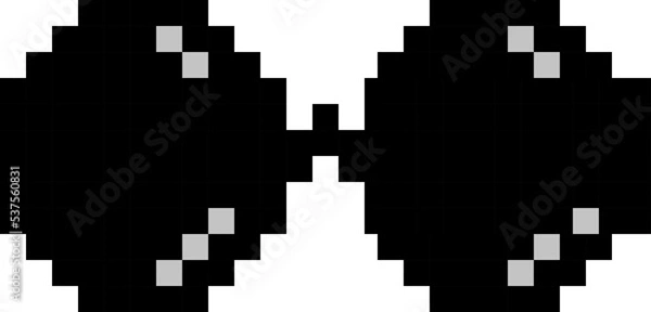 Fototapeta Pixel glasses