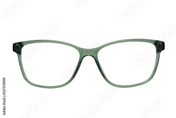 Obraz Eyeglass frames, lenses, various colors, both metal and plastic, on a beautiful colored background.