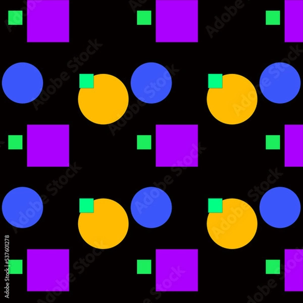 Fototapeta set of colorful icons pattern 