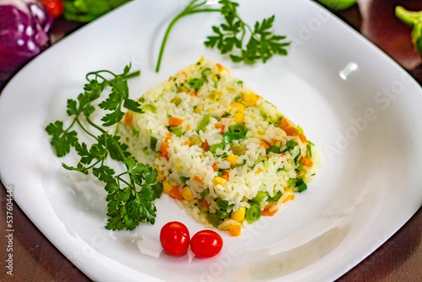 Obraz Prato De Arroz À Grega Brasileiro