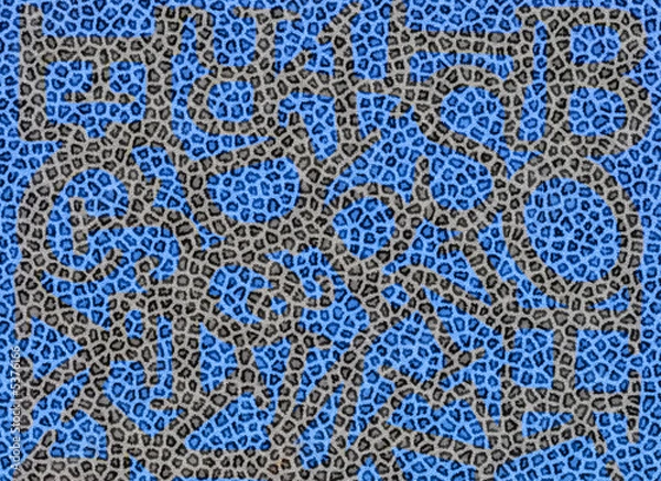 Fototapeta typographie in felloptik