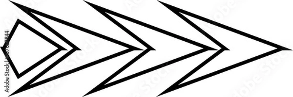 Obraz Arrow.. new style black vector arrows