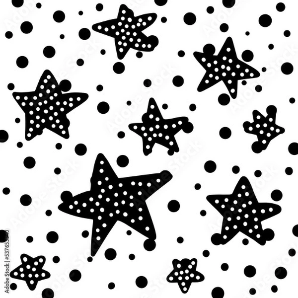 Obraz seamless pattern with stars