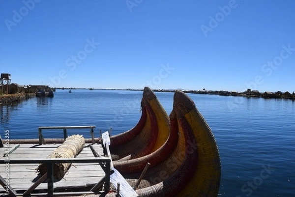 Obraz Lake Titicaca - Boat Dock