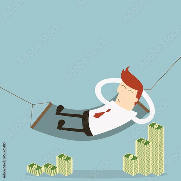 Obraz Businessman rich