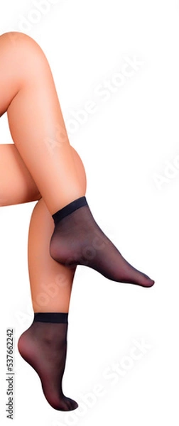 Obraz Nylon Black Socks