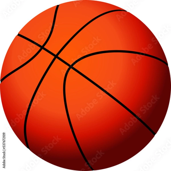 Obraz basketball ball vector