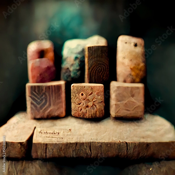 Obraz Wooden blocks